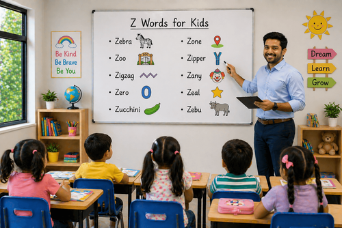 Z Words for Kids: Simple and Interesting Words List