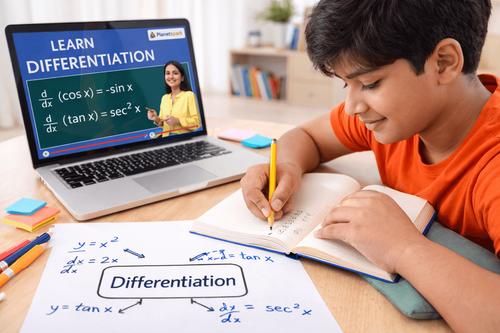 Learn Differentiation Step by Step with Simple Maths Examples