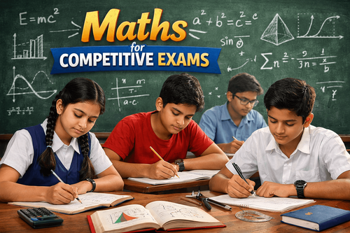 Learn Maths for Competitive Exams with Guided Practice