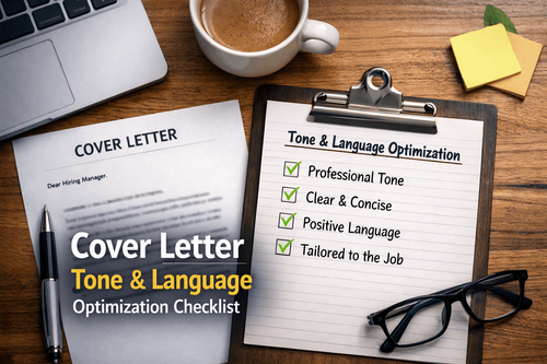 How to Optimize Cover Letter Tone for Career Growth:Pro Checklist