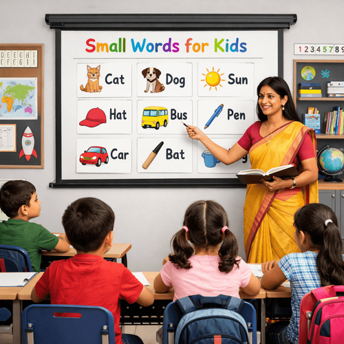 Small Words for Kids A to Z Easy English Vocabulary Building