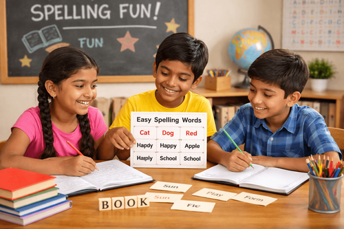 Easy Spelling Words: A Complete Guide for Kids to Learn Faster and Smarter