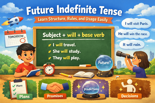 Future Indefinite Tense: Learn Structure, Rules, and Usage Easily