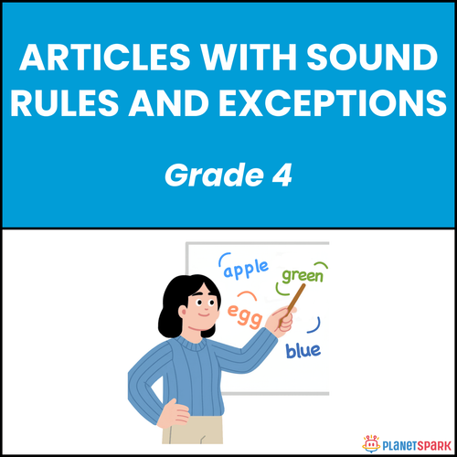 A An The Articles English Grammar Examples Clapping English Grammar