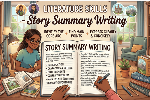 Class 6 English Worksheet on Summarizing Stories [Free PDF]