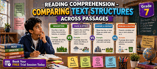 Class 7 Comparing Text Structures - Worksheet for Practice [Free PDF]