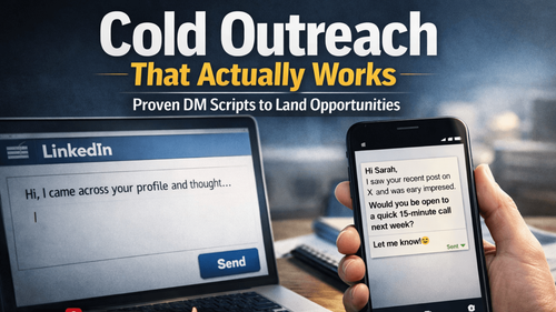 Cold Outreach Message Guide for Career Growth Opportunities
