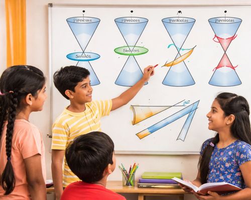 Conic Sections Explained with Equations | PlanetSpark