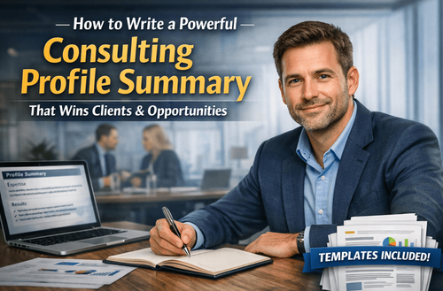 Consulting Resume Summary Guide for Aspiring Consultants
