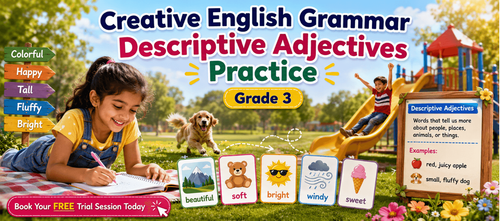Descriptive Adjectives Worksheet for Creative Writing Skills