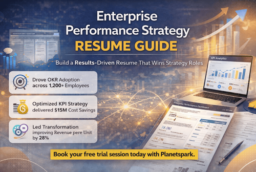 Enterprise Performance Strategy Resume Guide 2026