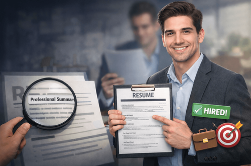 Entry-Level Resume Summary Guide for Early Career Professionals