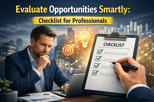 Evaluate Opportunities Smartly: Checklist for Professionals