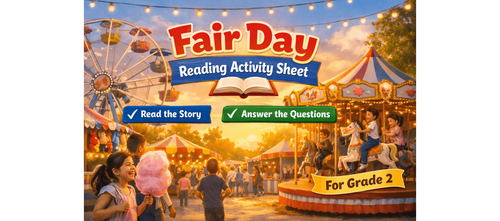 Fair Day Reading Activity Sheet for Grade 2 Learners