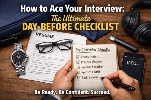 Final Checklist: Your Day-Before Interview Readiness Plan
