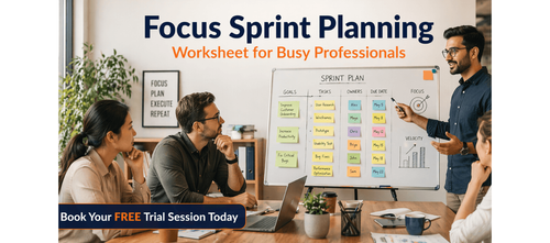 Focus Sprint Planning Worksheet for Busy Professionals