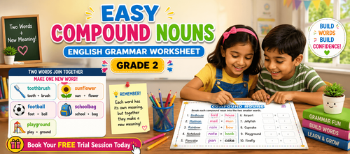 Fun Compound Nouns Exercises for Class 2 Learners