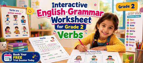 Fun Doing Words Exercises for Kids – Class 2 PDF