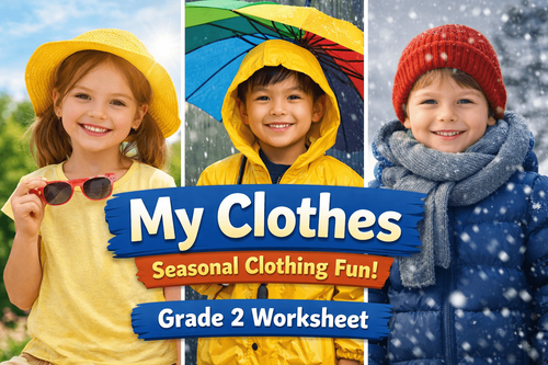 Fun Reading Comprehension Practice for Grade 2 – My Clothes PDF