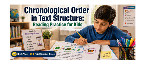 Chronological Order in Text Structure: Reading Practice for Kids