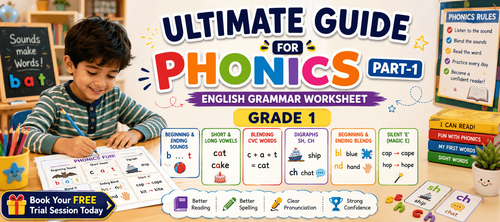 Grade 1 Phonics Blending Guide with Practice Activities