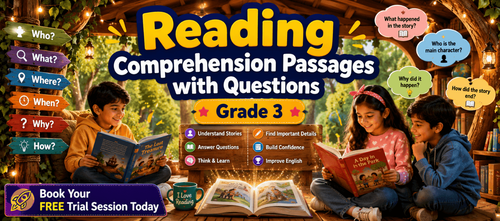Grade 3 Reading Comprehension Passages with Questions