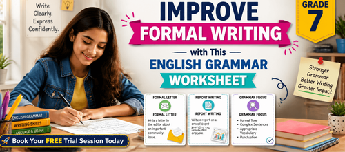 Grade 7 Improve Formal Writing with This English Grammar Worksheet