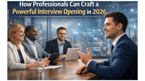 How Professionals Can Craft a Powerful Interview Opening in 2026
