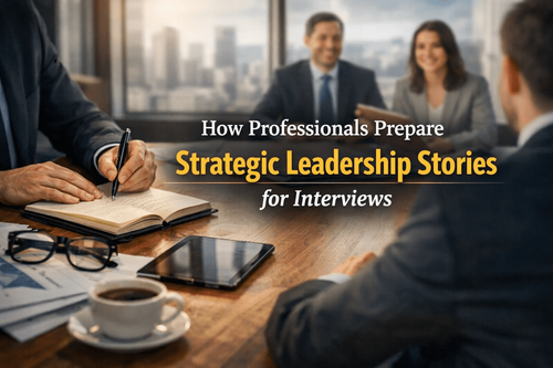 How Professionals Prepare Strategic Leadership Stories for Interviews