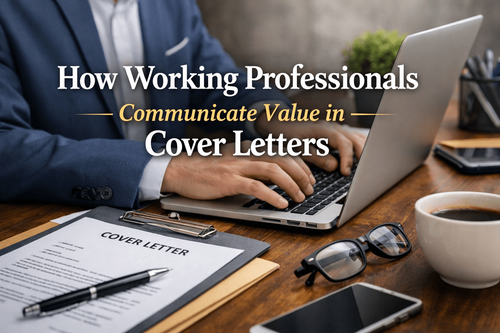 How Working Professionals Communicate Value in Cover Letters