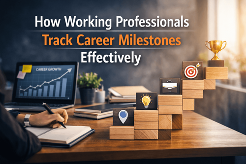How Working Professionals Track Career Milestones Effectively