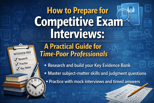 How to Ace Competitive Exam Interviews: A Comprehensive Preparation Guide