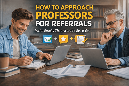 How to Ask Professors for Referrals: Student Guide
