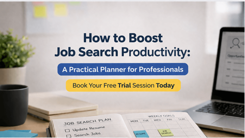 How to Boost Job Search Productivity: A Practical Planner for Professionals