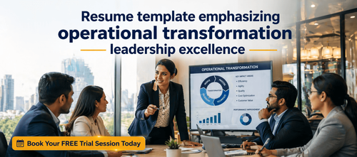 How to Highlight Transformation Leadership Excellence Resume