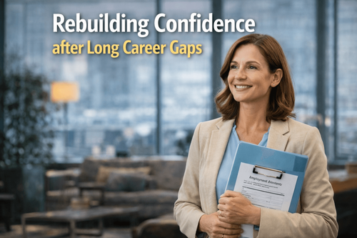 How to Rebuild Career Confidence After a Long Gap (2026 Guide)