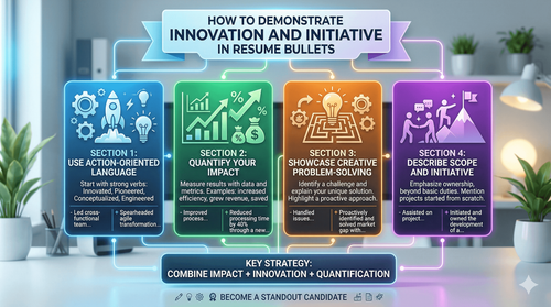 How to Show Innovation and Initiative in Resume Bullets