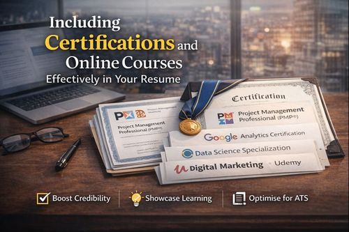 How to Showcase Certifications and Online Courses on Your Resume Effectively