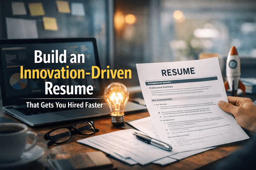 How to Structure Resumes for Innovation-Focused Roles