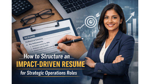 How to Structure Resumes for Strategic Operations Roles