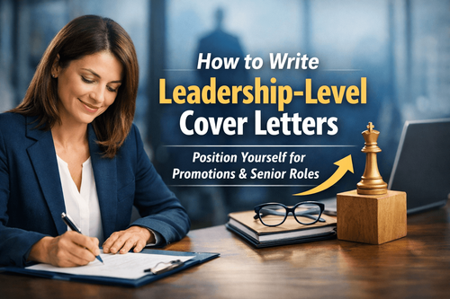 How to Write Cover Letters for Leadership Roles with Impact