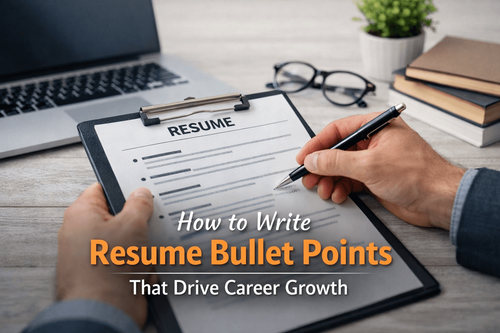 How to Write Resume Bullet Points That Drive Career Growth