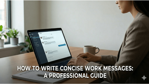How to Write Concise Work Messages: A Professional Guide