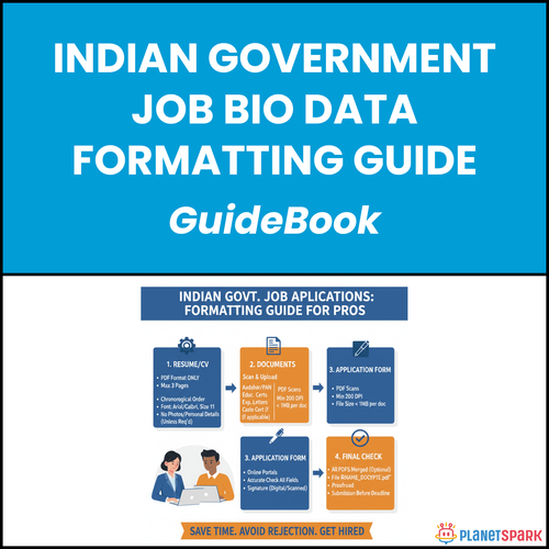 How to Format an Indian Government Job Bio Data Professionally in 2026
