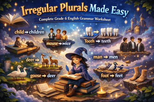 Irregular Plurals Made Easy – Grade 6 Grammar Practice