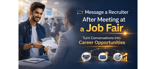 Job Fair Follow-Up Message Guide for Professionals