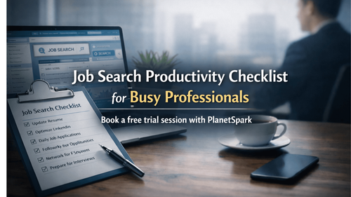 Job Search Productivity Checklist for Busy Professionals