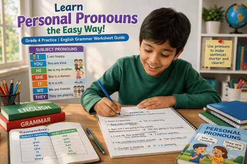 Learn Personal Pronouns the Easy Way – Grade 4 Practice