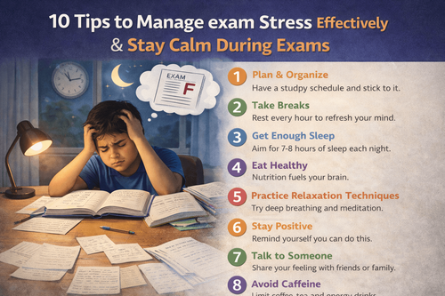 10 Tips to Manage Exam Stress Effectively & Stay Calm During Exams