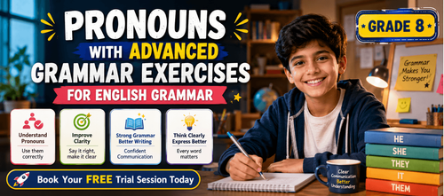 Master Pronouns with Advanced Grammar Exercises for Grade 8